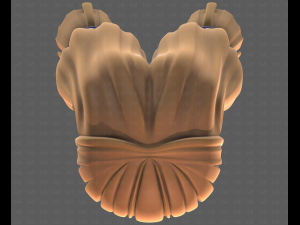 Base Hair for girl V59 Modelo 3D