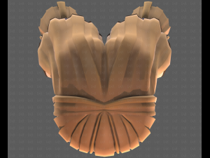 Base Hair for girl V59 Modelo 3D