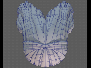 Base Hair for girl V59 Modelo 3D