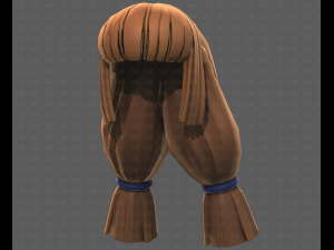 Base Hair for girl V59 Modelo 3D