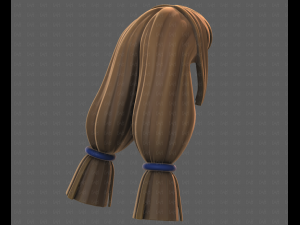 Base Hair for girl V59 Modelo 3D