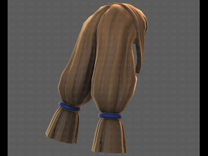 Base Hair for girl V59 Modelo 3D