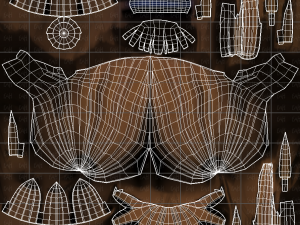 Base Hair for girl V59 Modelo 3D