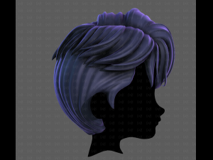3D Hair style for boy V119 Modelo 3D