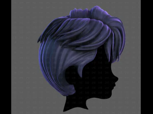 3D Hair style for boy V119 3D Model