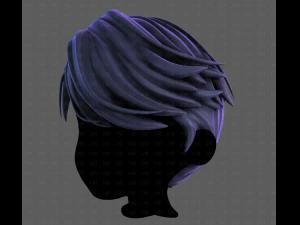 3D Hair style for boy V119 3D Model