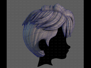 3D Hair style for boy V119 Modelo 3D