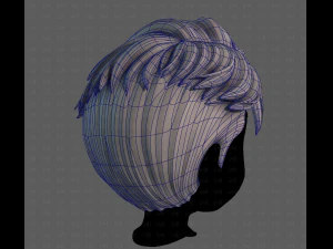 3D Hair style for boy V119 3D Model