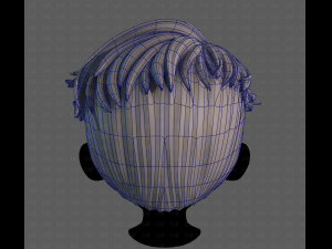 3D Hair style for boy V119 Modelo 3D