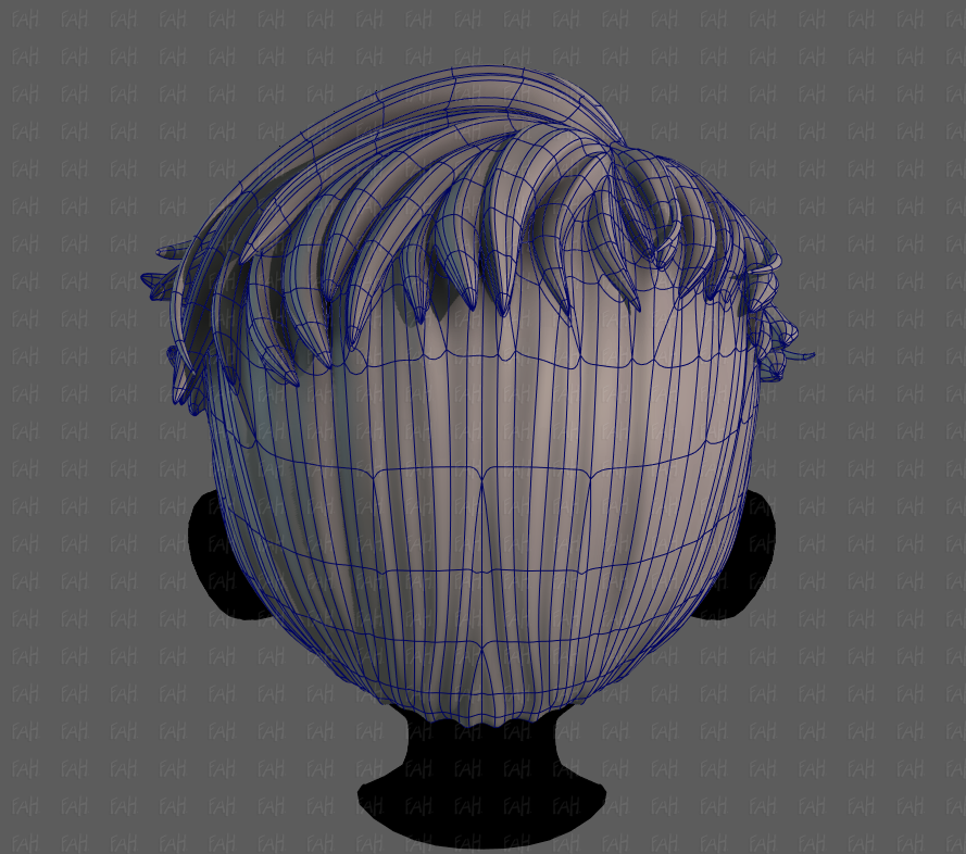 3D boy hair - TurboSquid 1291339