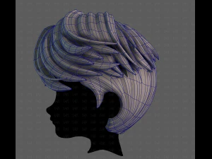 3D Hair style for boy V119 3D Model