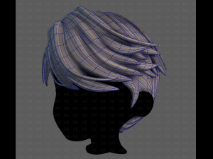 3D Hair style for boy V119 Modelo 3D