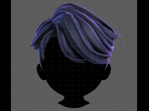 3D Hair style for boy V119 Modelo 3D