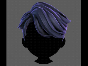 3D Hair style for boy V119 3D Model