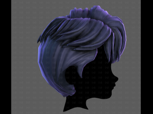3D Hair style for boy V119 Modelo 3D