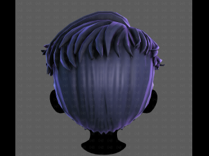 3D Hair style for boy V119 Modelo 3D