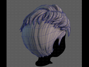 3D Hair style for boy V119 Modelo 3D