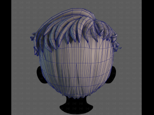 3D Hair style for boy V119 Modelo 3D