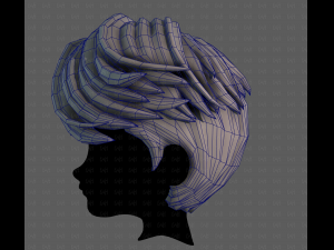3D Hair style for boy V119 Modelo 3D