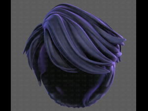 3D Hair style for boy V119 Modelo 3D