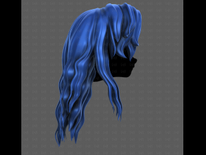 3D Hair style for girl V119 3D Model