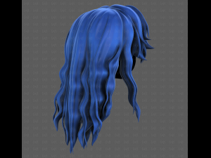 3D Hair style for girl V119 3D Model