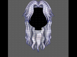 3D Hair style for girl V119 3D Model