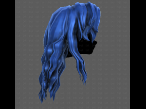 3D Hair style for girl V119 3D Model