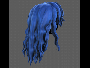 3D Hair style for girl V119 3D Model