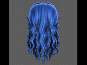 3D Hair style for girl V119 3D Model