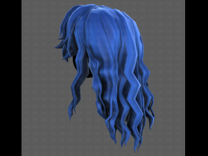 3D Hair style for girl V119 3D Model