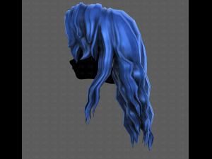 3D Hair style for girl V119 3D Model
