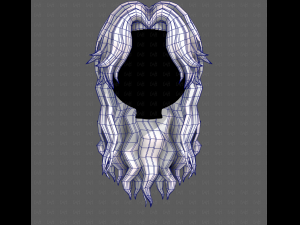 3D Hair style for girl V119 3D Model
