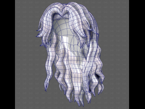 3D Hair style for girl V119 3D Model