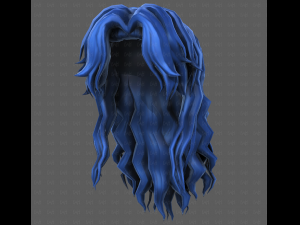 3D Hair style for girl V119 3D Model
