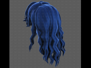 3D Hair style for girl V119 3D Model