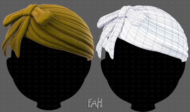 Cap V71 3D Model .c4d .max .obj .3ds .fbx .stl .blend