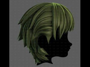 3D Hair style for boy V120 3D Model