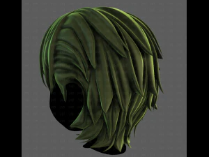 3D Hair style for boy V120 3D Model