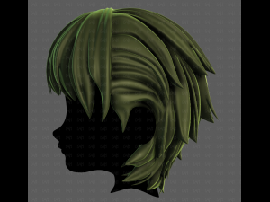 3D Hair style for boy V120 Modelo 3D