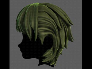 3D Hair style for boy V120 3D Model
