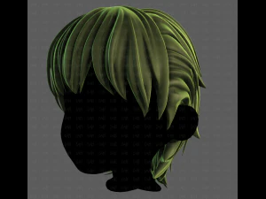 3D Hair style for boy V120 3D Model