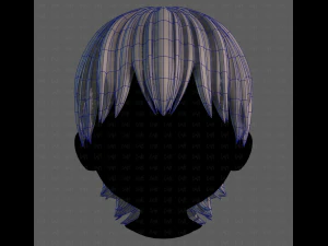 3D Hair style for boy V120 3D Model