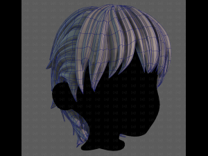 3D Hair style for boy V120 Modelo 3D