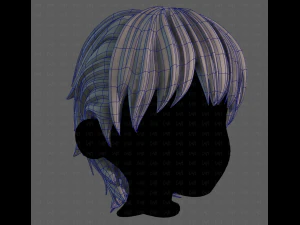 3D Hair style for boy V120 3D Model