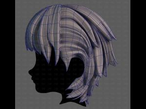 3D Hair style for boy V120 Modelo 3D