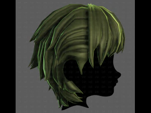3D Hair style for boy V120 3D Model