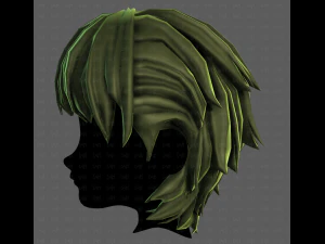 3D Hair style for boy V120 3D Model