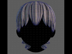 3D Hair style for boy V120 3D Model