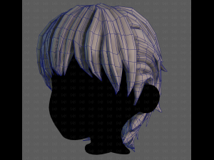 3D Hair style for boy V120 Modelo 3D